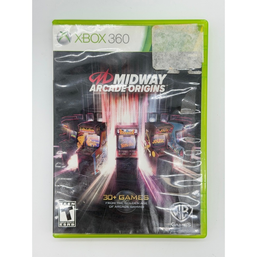 Warner Bros Midway Arcade Origins Xbox 360 Video Game Retro Collection 30+ Games